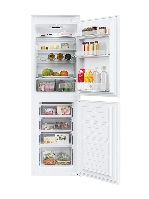 Hoover HOB50S518EK 177cm High, Integrated 50/50 Static Fridge Freezer, E Rated - White - Image 2